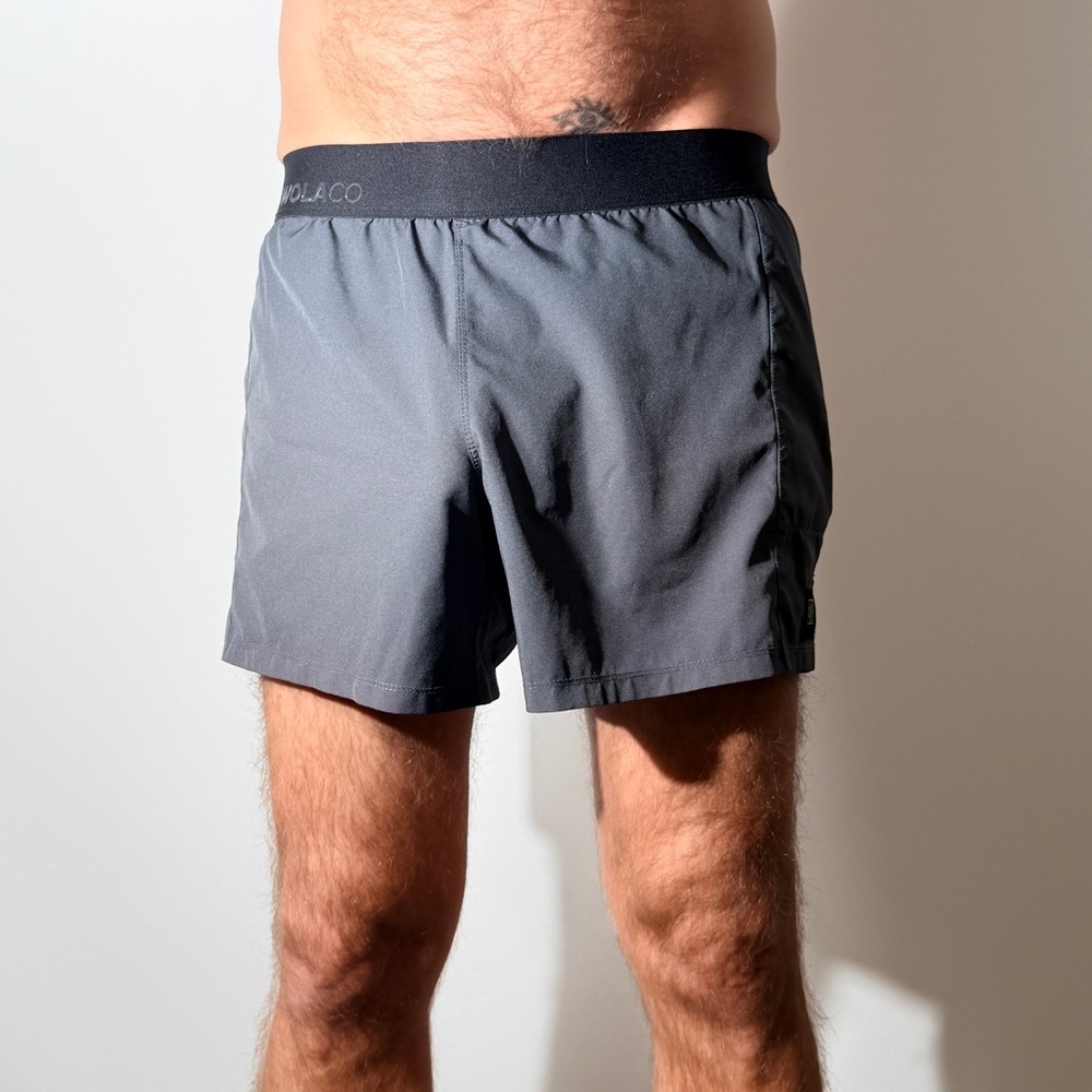 Volaco Men's Gray Athletic Shorts